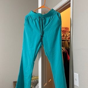 Figs Aqua Blue Scrub Pants